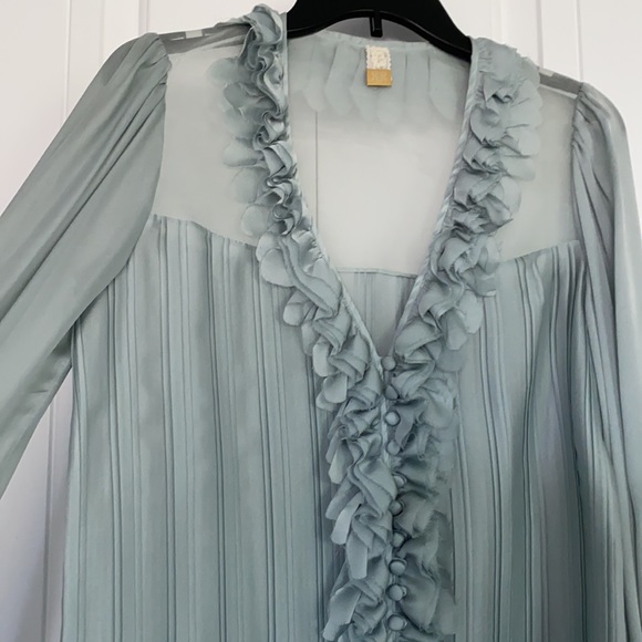Designer Collection from Rachel Roy at Bergdorf Goodman - pleated formal blouse - Picture 5 of 8